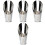 4Pcs Ergonomic Silver Garden Soil Scoops for Planting Tasks 4