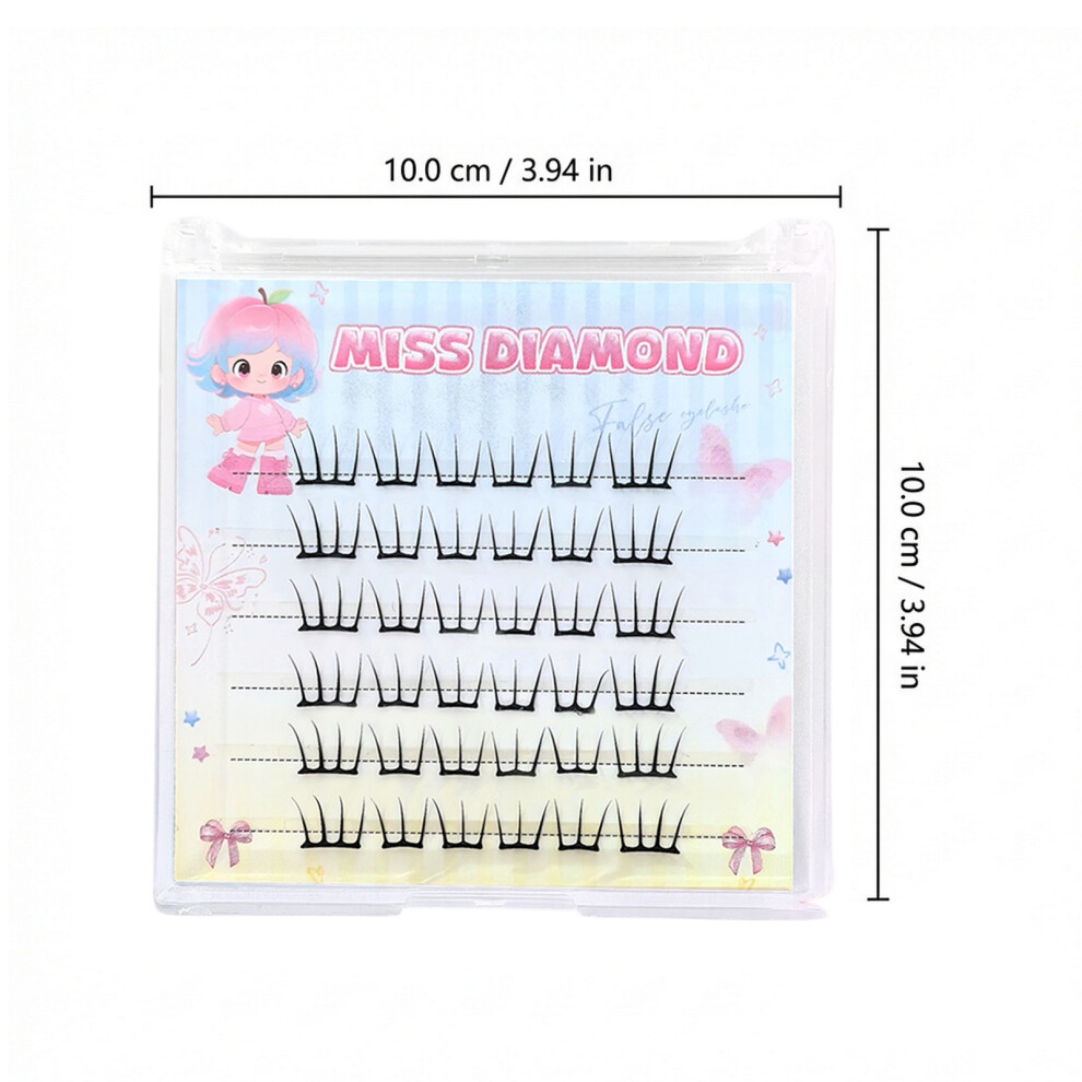 Dachuang Beauty Black (No Glue Ace 2.0) Korean Natural Eyelashes C-Curl 7-12Mm