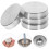 80Pcs Rust Resistant Silver Decorative Caps Nails for Mirror Fasteners 11