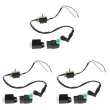 3Sets Motorcycle Voltage Regulator Rectifier Durable Black Replacement