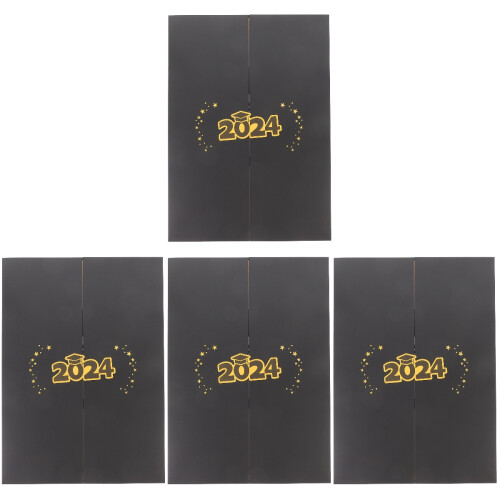 4Pcs Graduation Guest Signature Book Decor Keepsake
