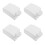 4Pcs White Outdoor Socket Protector Covers Waterproof Plastic for Home 5