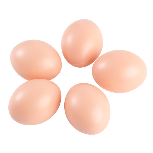 180Pcs Beige DIY Paintable Plastic Eggs for Kids' 1