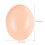 180Pcs Beige DIY Paintable Plastic Eggs for Kids' 3