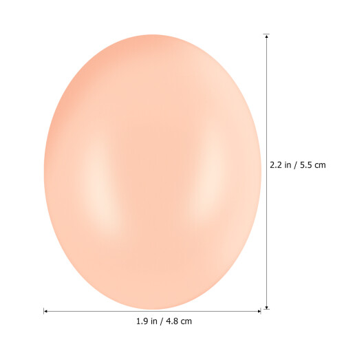 180Pcs Beige DIY Paintable Plastic Eggs for Kids' 2