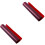 2Pcs Red Light Diffuser Film Sheets for Flash Gels and Stage Lighting 2