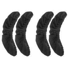2Pairs Universal Fit Office Chair Arm Covers Grey Polyester Arm Pads