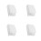 4Pcs White Outdoor Socket Protector Covers Waterproof Plastic for Home 7