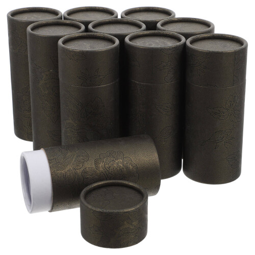 40Pcs Paper Lip Balm Tubes Round Cardboard Packaging Multi Color 2
