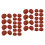 60Pcs Brown Tiny Plastic Miniature Hats for Party and DIY 4