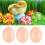 180Pcs Beige DIY Paintable Plastic Eggs for Kids' 11