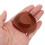 60Pcs Brown Tiny Plastic Miniature Hats for Party and DIY 9