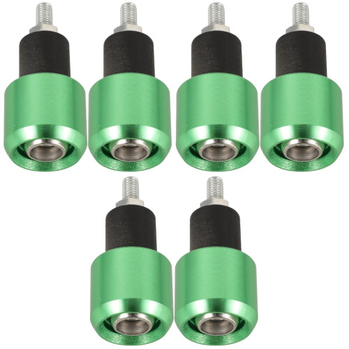 3Paires Embouts Guidon Et Vert Aluminium Résistants 2