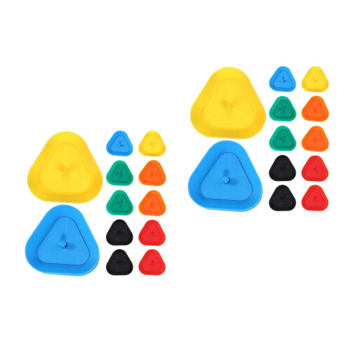 24Pcs Stable Triangle Card Holder for and Kids