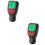 2Pcs Black ABS Digital Paint Thickness Meter for Automotive Coating 6