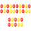 30Pcs Assorted Color Elastic PU Sponge Rising Stress Relief Balls 3