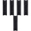 5Pcs Adjustable Black Wine Glass Rack Under Cabinet for Secure Storage 5