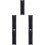 5Pcs Adjustable Black Wine Glass Rack Under Cabinet for Secure Storage 7