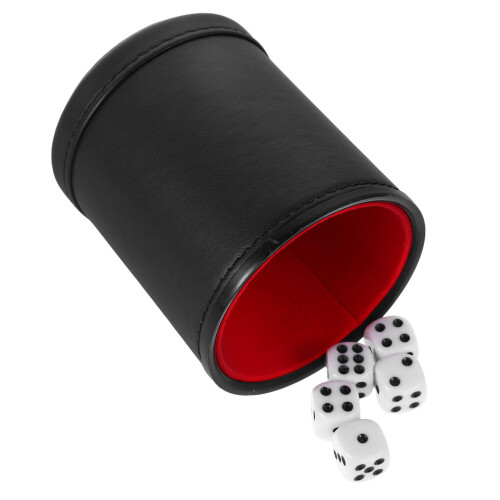 4Pcs Durable PU Cups Quiet Rolling for Tabletop & Party Games 1