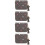 4Pcs Grey PU Change Purse Compact Wallet for Women Storage 9