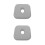 2Pcs Memory Foam Ear Piercing Pillow Grey with Hole for Side Sleepers 4