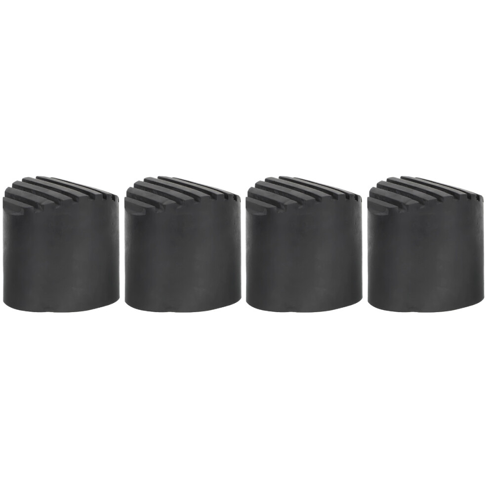 Ladder Foot Caps Durable Black Rubber Protector For Home 4Pcs 3721089695587