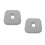 2Pcs Memory Foam Ear Piercing Pillow Grey with Hole for Side Sleepers 5