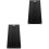 2Pcs Sturdy Black ABS Wine Glass Rack Under Cabinet Cup Stand 4