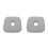 2Pcs Memory Foam Ear Piercing Pillow Grey with Hole for Side Sleepers 6