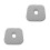 2Pcs Memory Foam Ear Piercing Pillow Grey with Hole for Side Sleepers 8