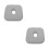2Pcs Memory Foam Ear Piercing Pillow Grey with Hole for Side Sleepers 9