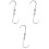 3Pcs Sturdy S-Shaped Kitchen Hooks for Meat Processing and Storage 3