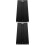 2Pcs Sturdy Black ABS Wine Glass Rack Under Cabinet Cup Stand 6