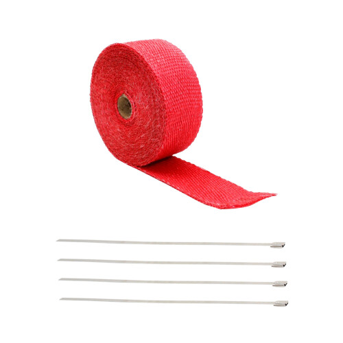 2pcs Fiber Wrap Exhaust Car Heat Wrap Refit 1