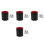 4Pcs Durable PU Cups Quiet Rolling for Tabletop & Party Games 3
