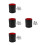 4Pcs Durable PU Cups Quiet Rolling for Tabletop & Party Games 5