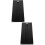 2Pcs Sturdy Black ABS Wine Glass Rack Under Cabinet Cup Stand 8