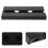 2Pcs Sturdy Black ABS Wine Glass Rack Under Cabinet Cup Stand 10