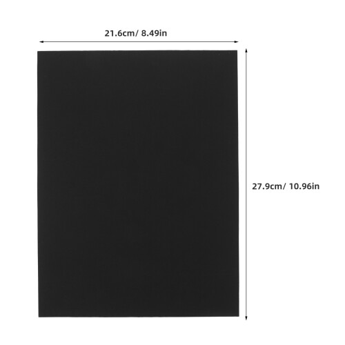 70Pcs Durable Black 180Gsm Cardstock for Printer and Craft Projects 2