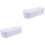 2Pcs Makeup Brush Cleaning Boxes White Tpr PP Home Use Storage Holder 4