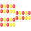 30Pcs Assorted Color Elastic PU Sponge Rising Stress Relief Balls 7