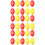 30Pcs Assorted Color Elastic PU Sponge Rising Stress Relief Balls 8