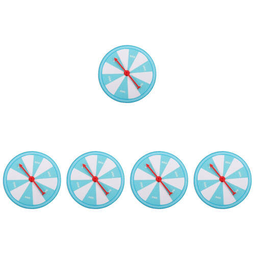 5Pcs Fun Party Turntable Prize Wheel Small Lightweight 1