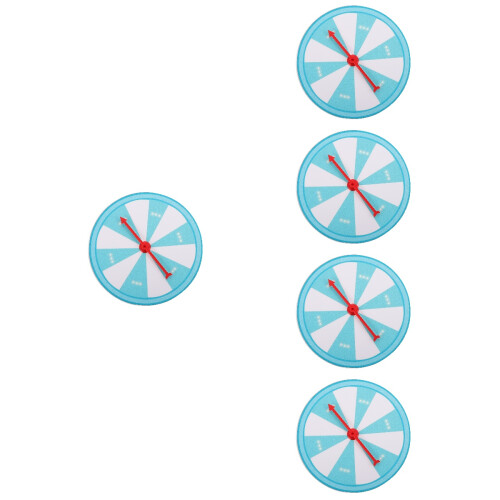 5Pcs Fun Party Turntable Prize Wheel Small Lightweight 2