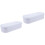 2Pcs Makeup Brush Cleaning Boxes White Tpr PP Home Use Storage Holder 5