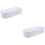 2Pcs Makeup Brush Cleaning Boxes White Tpr PP Home Use Storage Holder 7