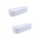 2Pcs Makeup Brush Cleaning Boxes White Tpr PP Home Use Storage Holder 8