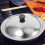 4Pcs Stainless Steel Kitchen Pot Lids Universal Pan Cover Set 9