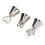 3PCS Metal Table Number Holders, Unique Shapes, Durable, Versatile 11