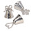 3PCS Metal Table Number Holders, Unique Shapes, Durable, Versatile 13
